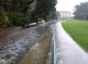 Overflowing river