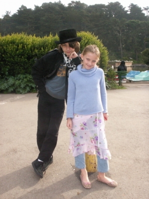 Siblings, ready for action