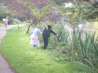 The duo find the last piece.