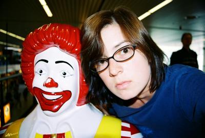 Me 'n Ronald in Schipol Airport Me 'n Ronald in Schipol Airport