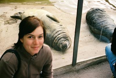 Me and a Swedish Seal in Skansen