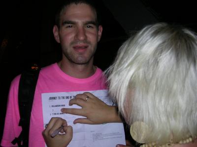 Melissa + Dude on Skateboard