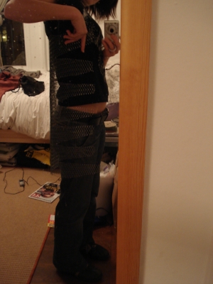 Its ribcage is much larger than mine