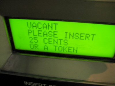 Preparing to enter the vault.