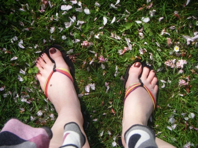 ...as you untie your shoelaces