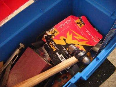 A house with three women, yet we still have a toolbox