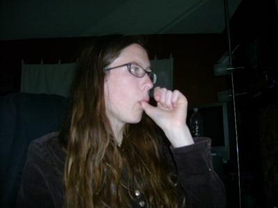 I love to suck my thumb