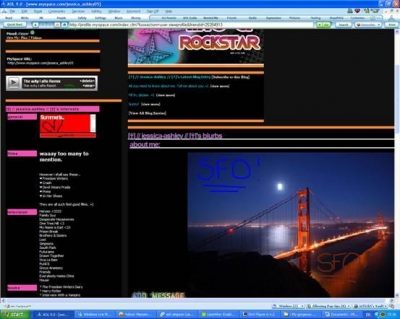 My SFO advertisment on Myspace. My SFO advertisment on Myspace.