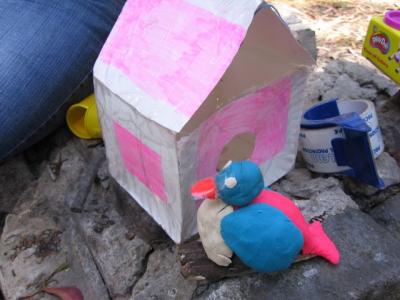 Birdhouse and Bird Birdhouse and Bird