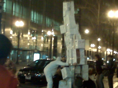 One Boy, One Girl, and Cardboard