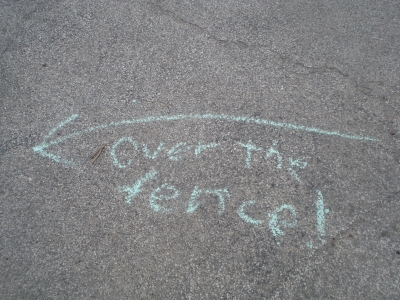 Over the fence and through the hills