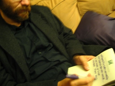 Expressing myself in the suit.