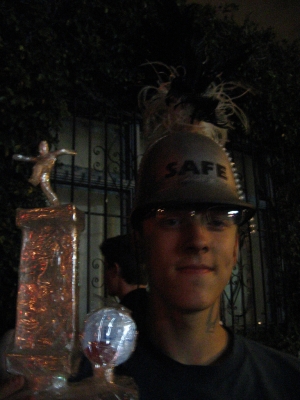 Winning runner.