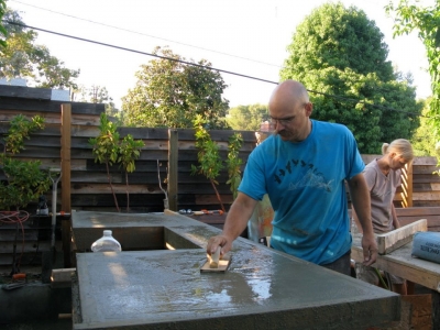 Tamping down and imperfections. Tamping down and imperfections.