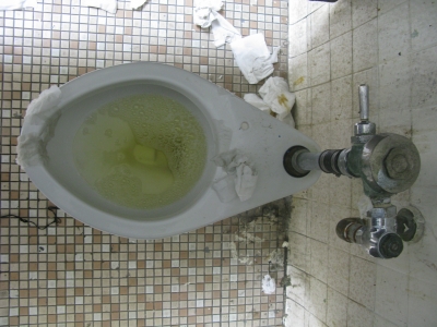 Scariest bathroom ever