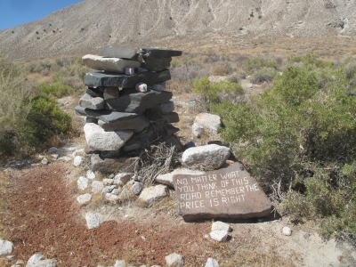 No matter what you think of this road remember the price is right