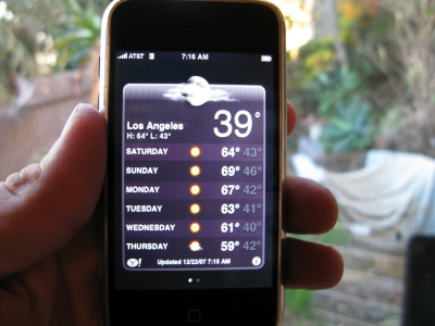 Not very warm