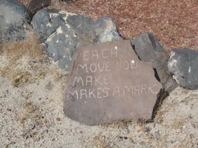 Each move you make makes a mark