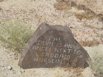 The devil is an angel next to Saddam Hussein