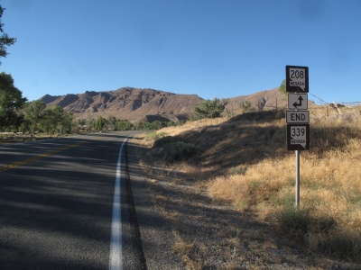 The end of Highway 339