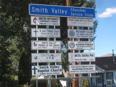 Smith Valley has churches too