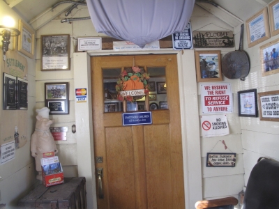 Anteroom to the restaurant