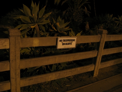 No Trespassing on Bluffs