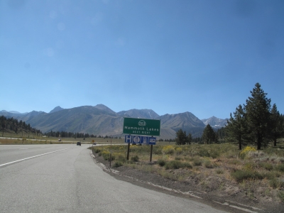 I made it to the Mammoth turn off