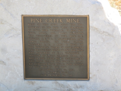 Pine Creek Mine