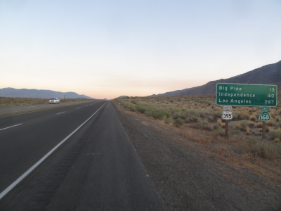 Big Pine is 13 miles away