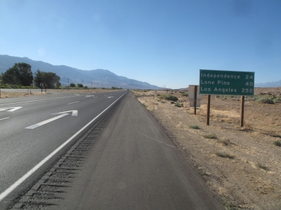 Lone Pine is a long 40 miles away
