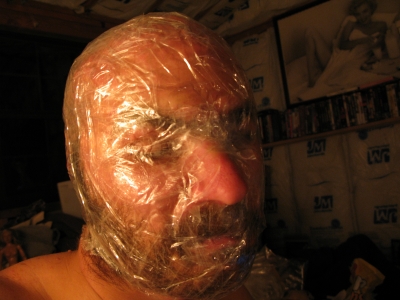 Leave the nose exposed to allow for breathing.