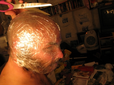 Cutting blind from behind isn't easy