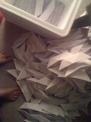 The pile gets larger.