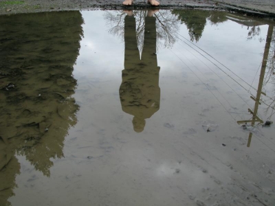 The reflection is you.