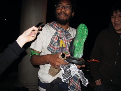 Oluwaseun with his trophy Oluwaseun with his trophy