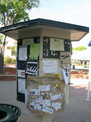 The bulletin board