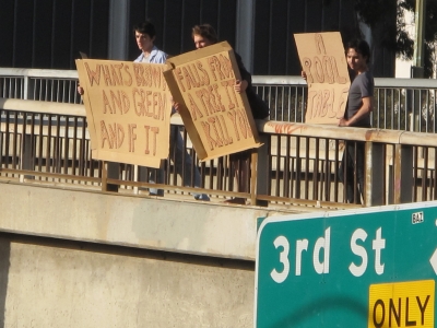 What's brown and green and if it falls out of a tree it'll kill you?