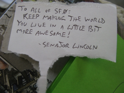 Lincoln's message