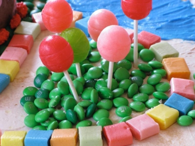 Close-up of the Lollypop Woods