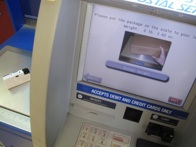 The automated postage machine