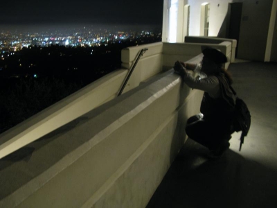 The Captain captures the night.