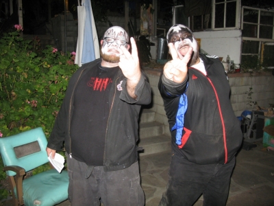 These two were the happiest to be there.