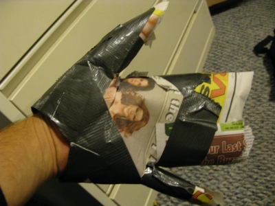 Making of the gloves