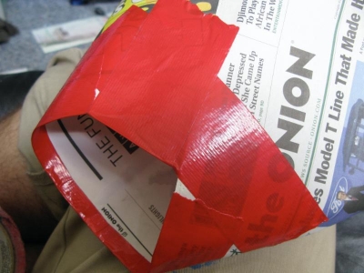 Wrist construction close up