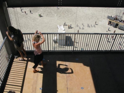 There was a skyscraper out on the playa