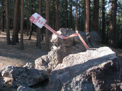 This is where we parked.