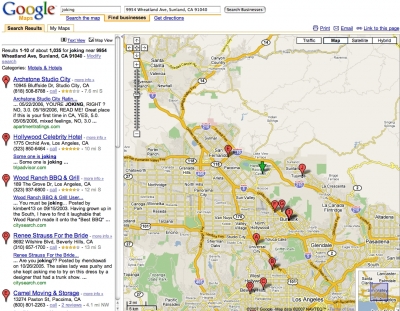 Joking map