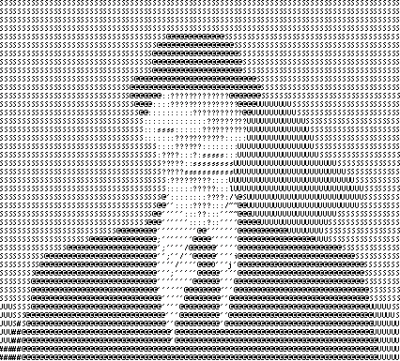 My ASCII portrait of Loki