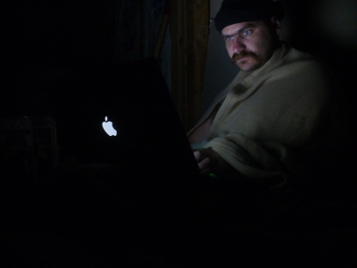 Lappy in the dead of night
